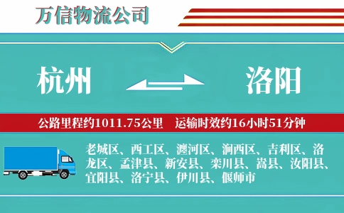 杭州到洛阳专线