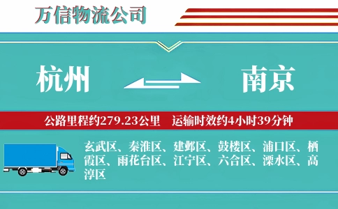 杭州到南京专线